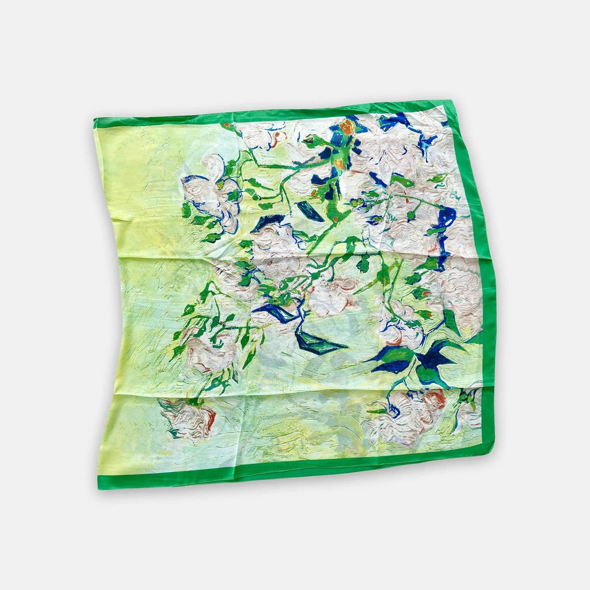 Abstract Green Flower Shawl - Vanto