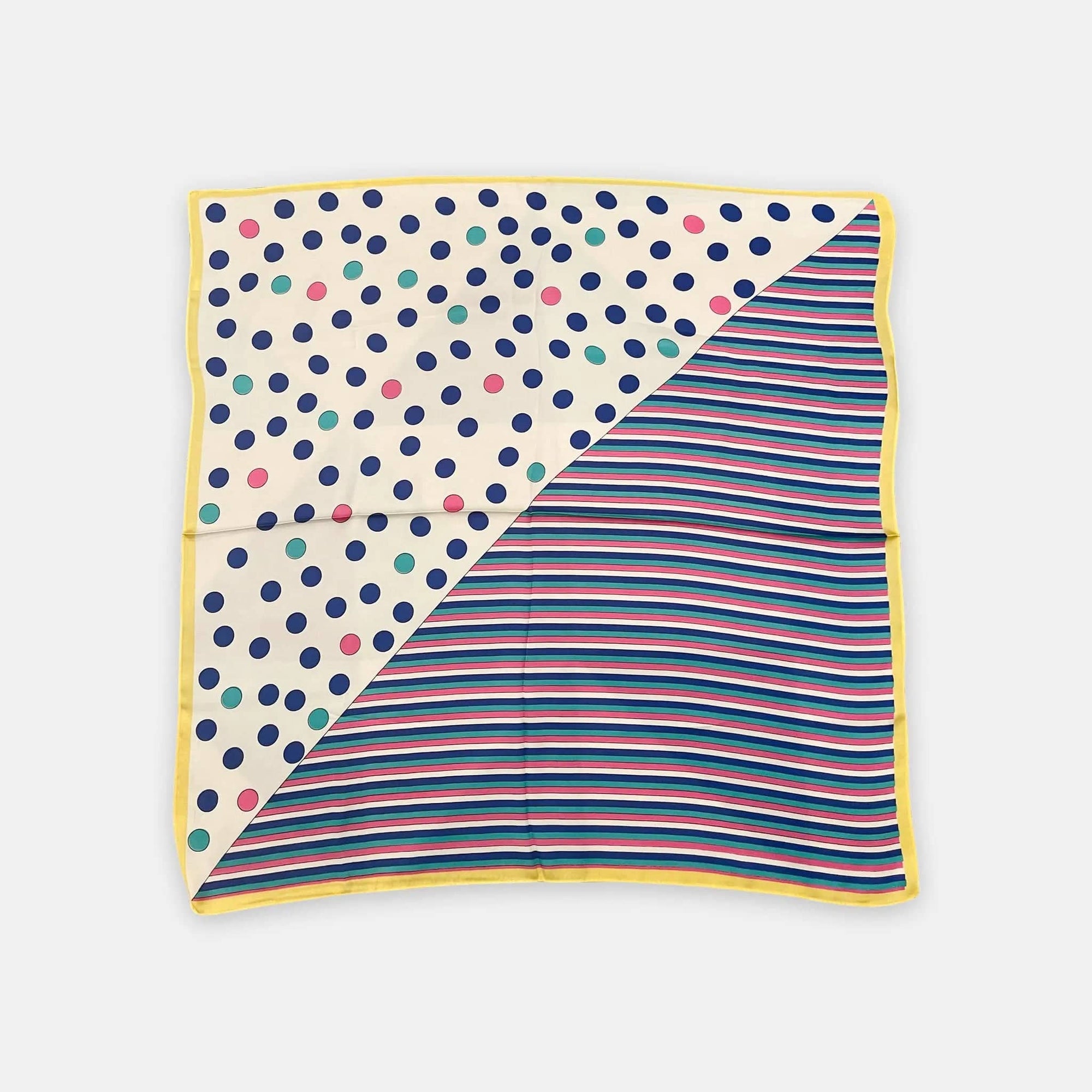 Polka Stripe Neck Scarf - Vanto