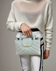 Aurelie Quilted Top Handle Bag