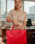 Carter Tote (Red)