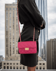 Chloe Shoulder Bag (Fuschia)