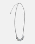 5 Ct Dazzling Rhodium Necklace with CZ