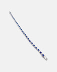 Sapphire Blue Cubic Zirconia Tennis Bracelet