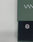 Amethyst Elegance Oval Stud Earrings